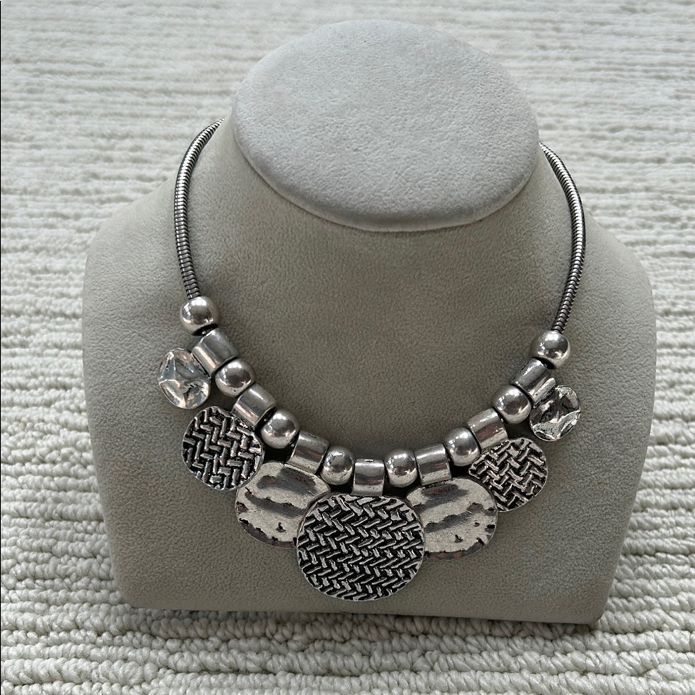 Silver Statement Necklace